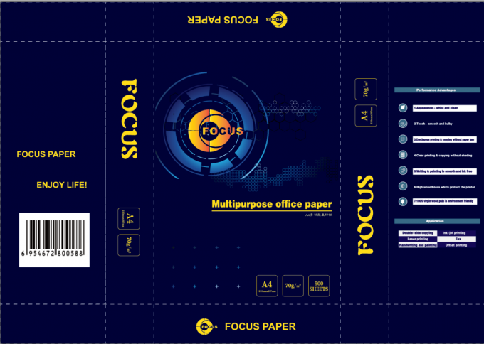 Размер 100% OEM A4 копировальной бумаги фото древесины & размер 70gsm/75gsm/80gsm письма 0