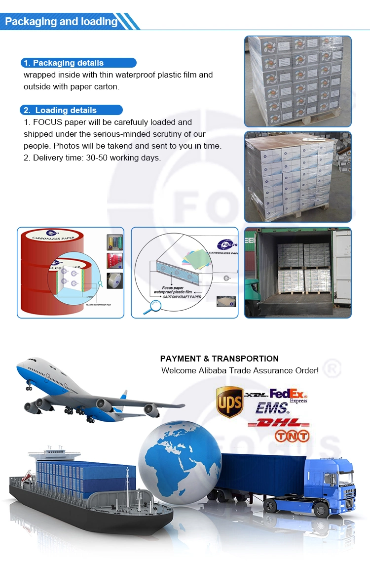 Бумага Glassin поставщика Manufacturer& бренда фокуса высшего уровня