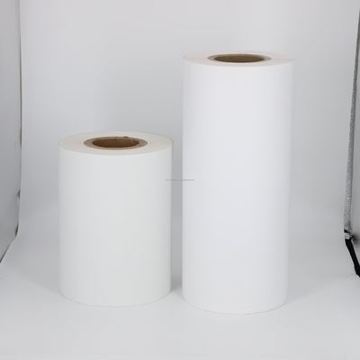 Self Adhesive Single Layer Type Thermal Label Paper Roll Glossy Finish
