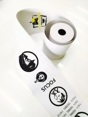 POS Printer And ATM Printer Jumbo Thermal Paper Roll With Oil Resistant
