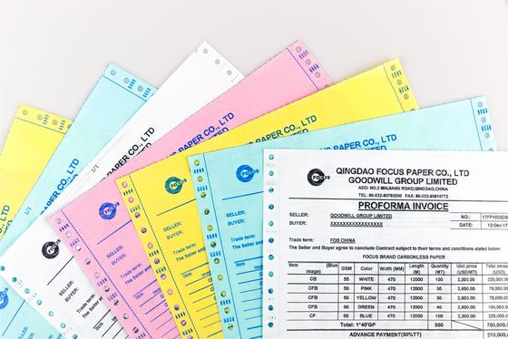 Carbonless NCR Paper with Good Whiteness and Image Intensity Ultimate Printing Solution