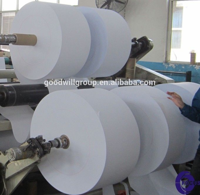 70GSM 80GSM white Thermal Card Machine Rolls 1035mm Jumbo 2 Ply Thermal Till Rolls Receipt Paper