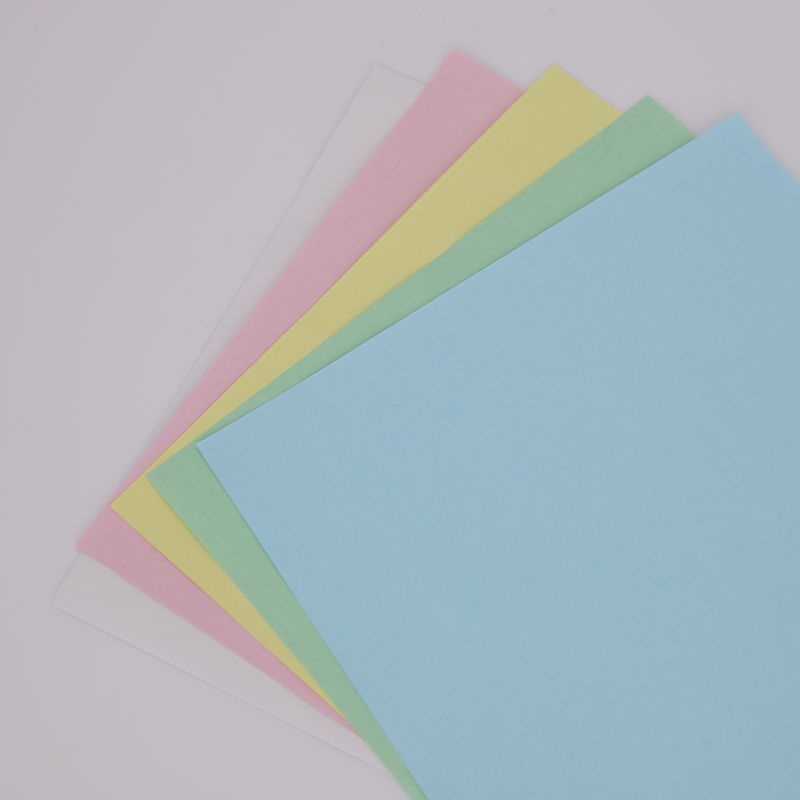 Carbonless Cb/Cfb/Cf-55/50/55 Gsm 3ply NCR Paper Black Image Blue Image 43*61 61*86