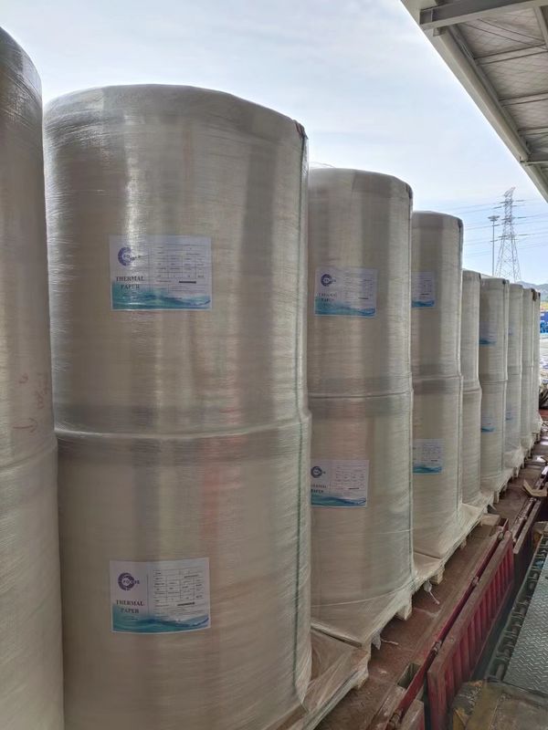 BPA Free 48GSM Label Thermal Paper Jumbo Roll 54um