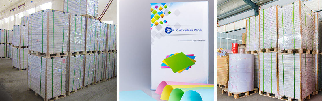 A Grade NCR Paper With High Smoothness And 100% Virgin Wood Pulp For Commercial Bill