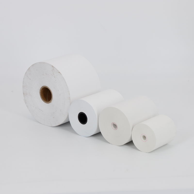 Thermal ATM Cash Register Rolls with High Smoothness And Whiteness Black Image