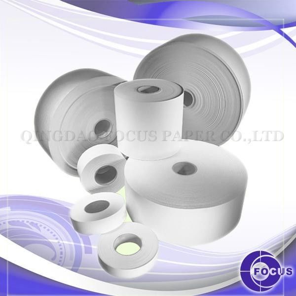 Water Proof 636mm Jumbo Thermal Paper Roll For ATM / POS Machine