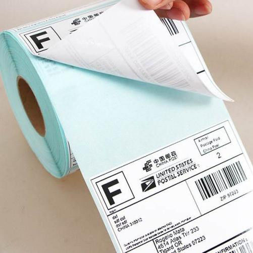 CHINA MANUFACTURER GREASE/WATER Proof Packaging Glassine Paper Thermal Label Paper Roll Direct Self Adhesive