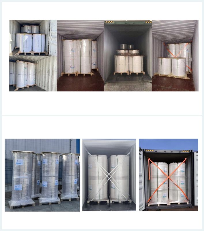 FSC BPA Free 45gsm-70gsm Thermal Jumbo Rolls For Slitting Machine Or ATM Machine