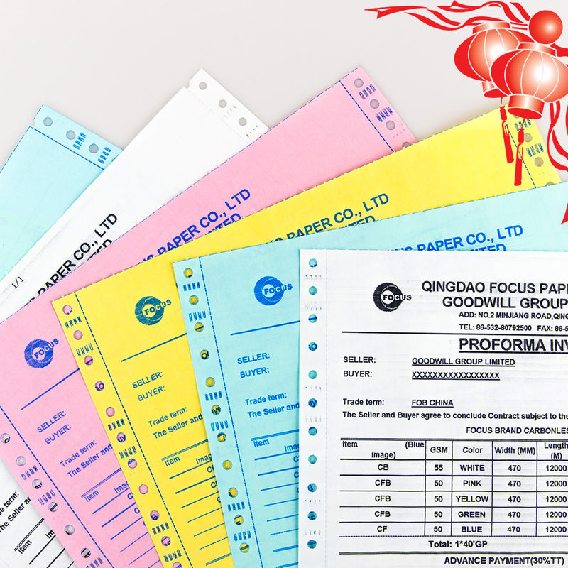 A Grade NCR Copy Paper 100% Virgin Wood Pulp Small Size 43*61/ 61*86