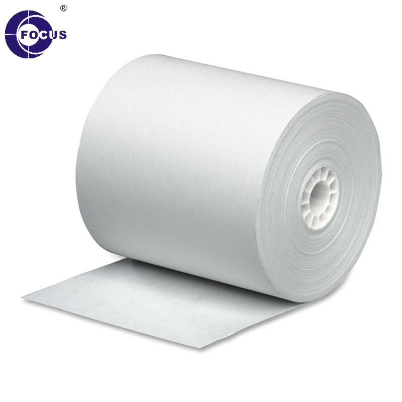 3 1/8 Roll Diameter Jumbo Thermal Paper Roll Oil Resistant for Smudge-free Printing