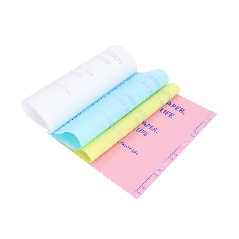 55gsm CB CFB Carbonless Copy Paper Printing Auto Copy 11in 2 Part Carbonless Printer